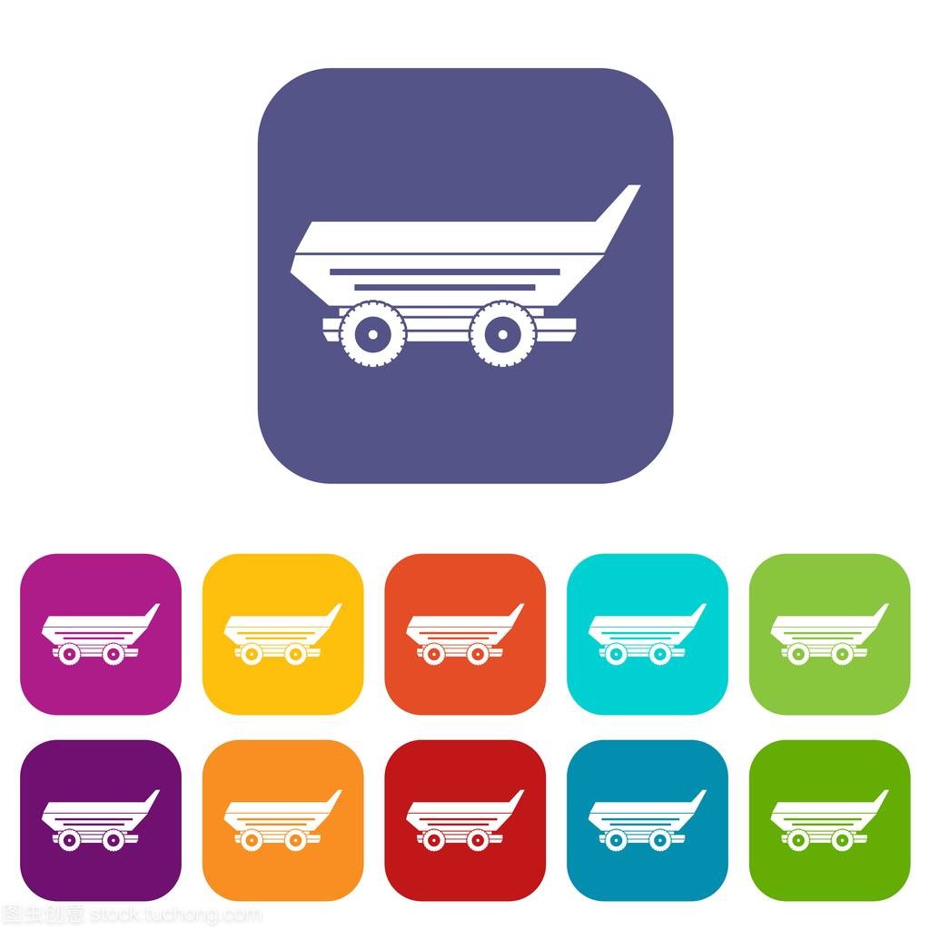 汽車拖車圖標(biāo)設(shè)計指南 追求視覺平整與清晰辨識